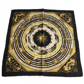 Gavroche scarf HERMES "signs of the Zodiac"