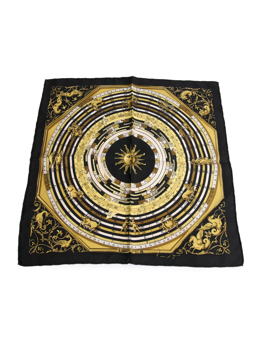Foulard HERMES gavroche "signes du zodiac"