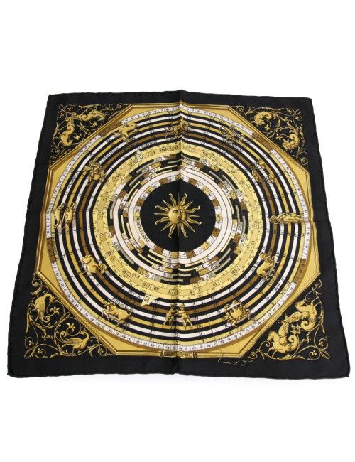 Foulard HERMES gavroche "signes du zodiac"
