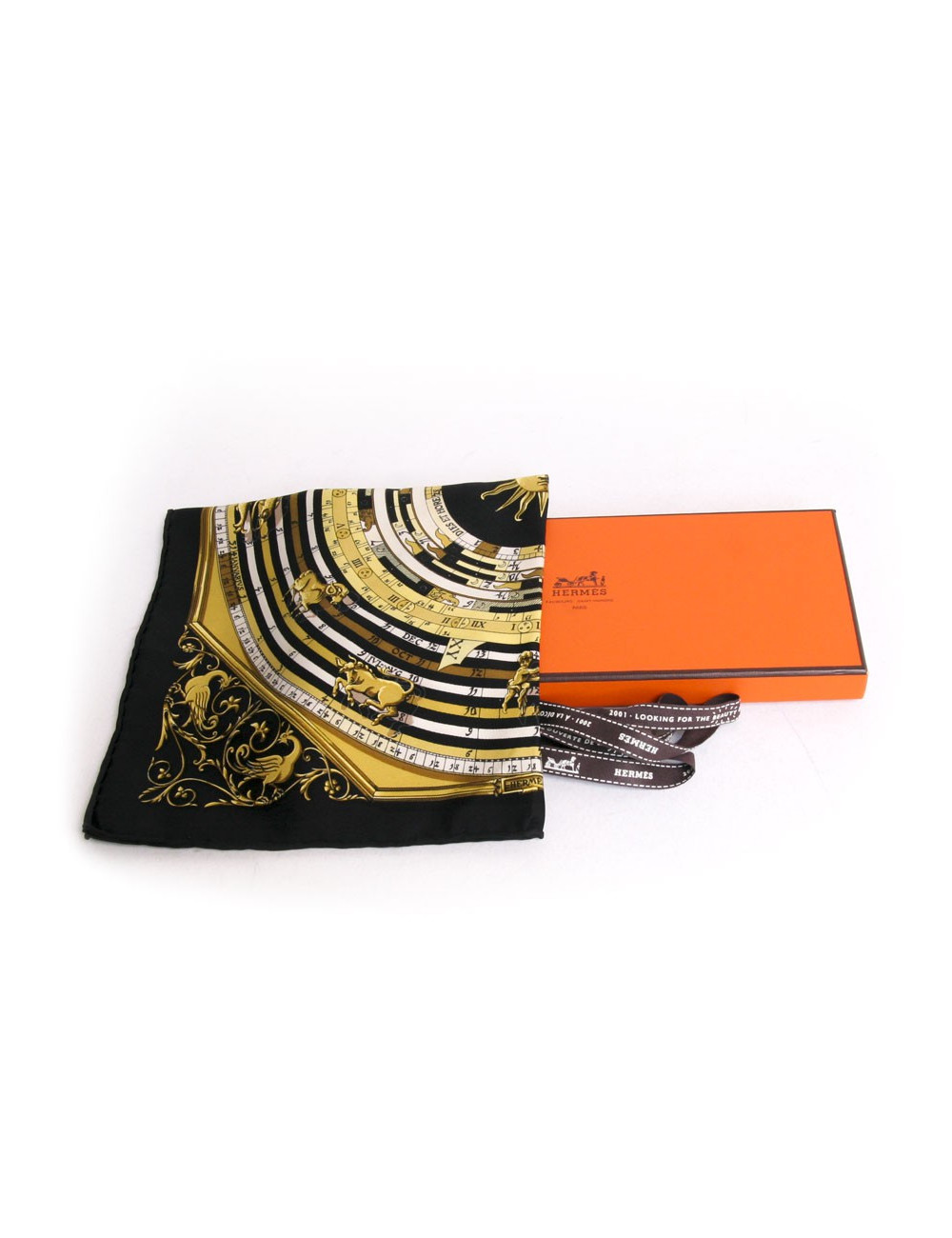 Foulard HERMES gavroche "signes du zodiac"