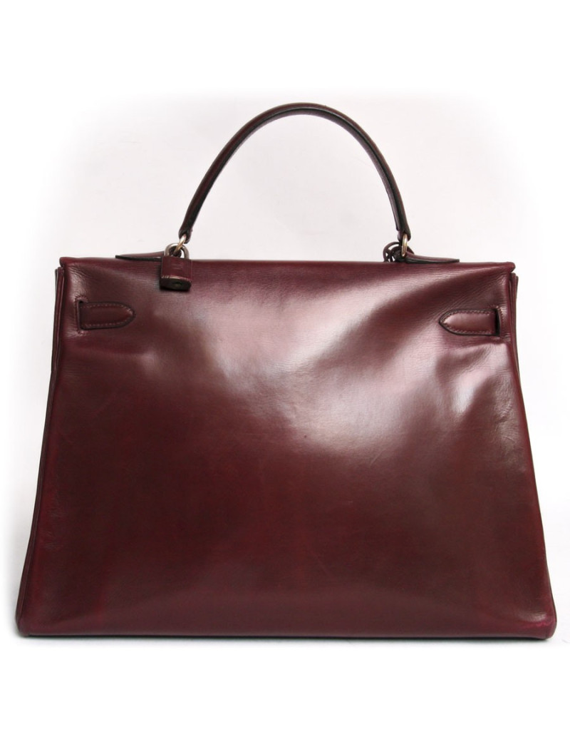 Sac Kelly HERMES bordeaux