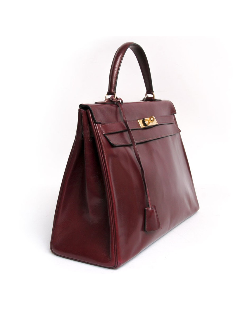 Sac Kelly HERMES bordeaux