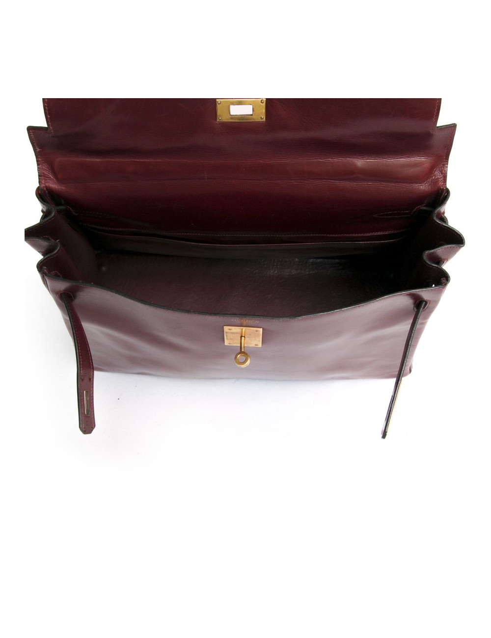 Sac Kelly HERMES bordeaux