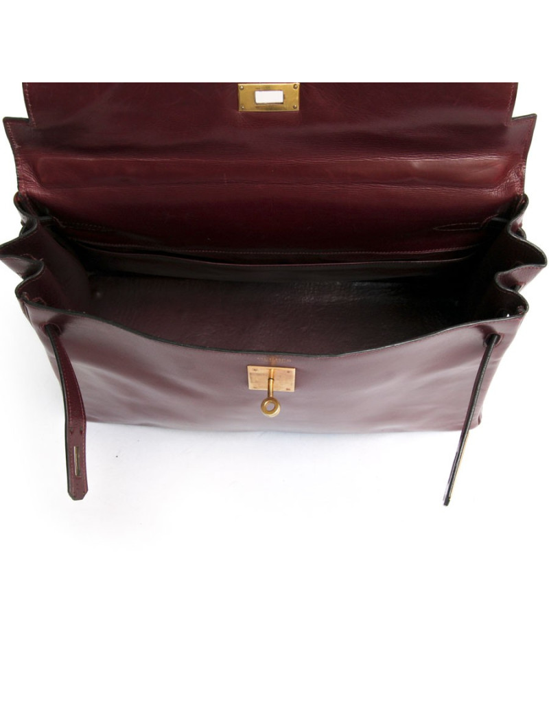 Sac Kelly HERMES bordeaux