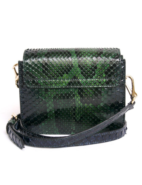 Sac BURBERRY en python dégradé de vert