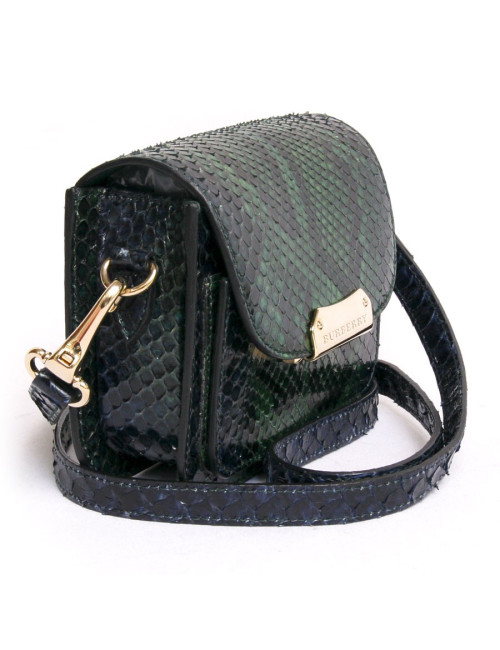 Sac BURBERRY en python dégradé de vert