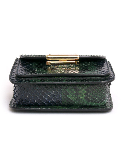 Sac BURBERRY en python dégradé de vert