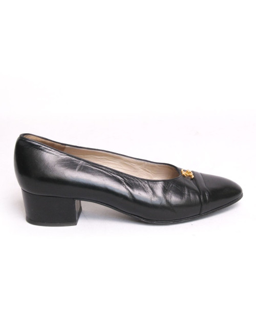 Ballerines CHANEL t 36 1/5 noires