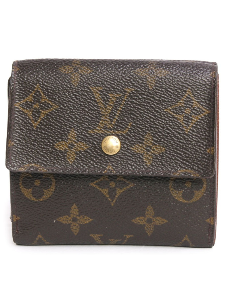 Porte-cartes porte monnaie LOUIS VUITTON toile monogram