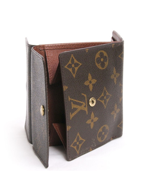 Porte-cartes porte monnaie LOUIS VUITTON toile monogram