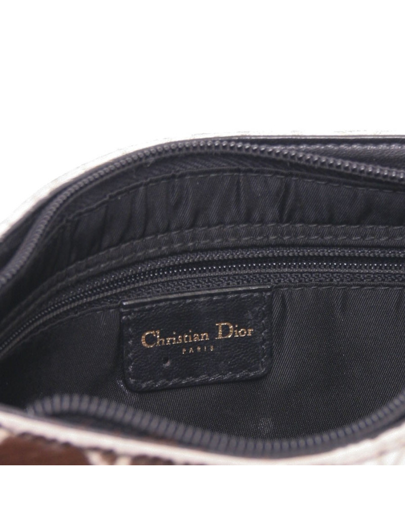 Pochette DIOR façon poulain cannage