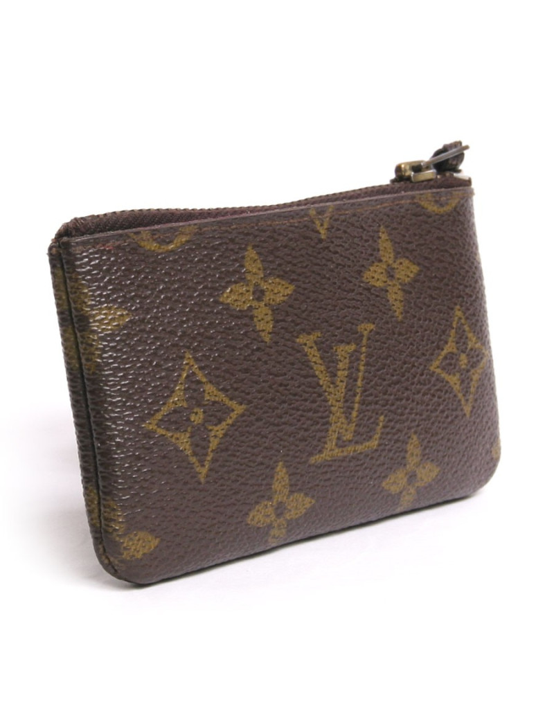 Porte-clefs LOUIS VUITTON toile enduite monogram