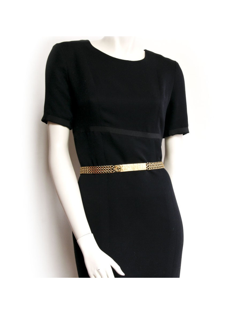 Ceinture CHANEL 90 ' chaîne doré