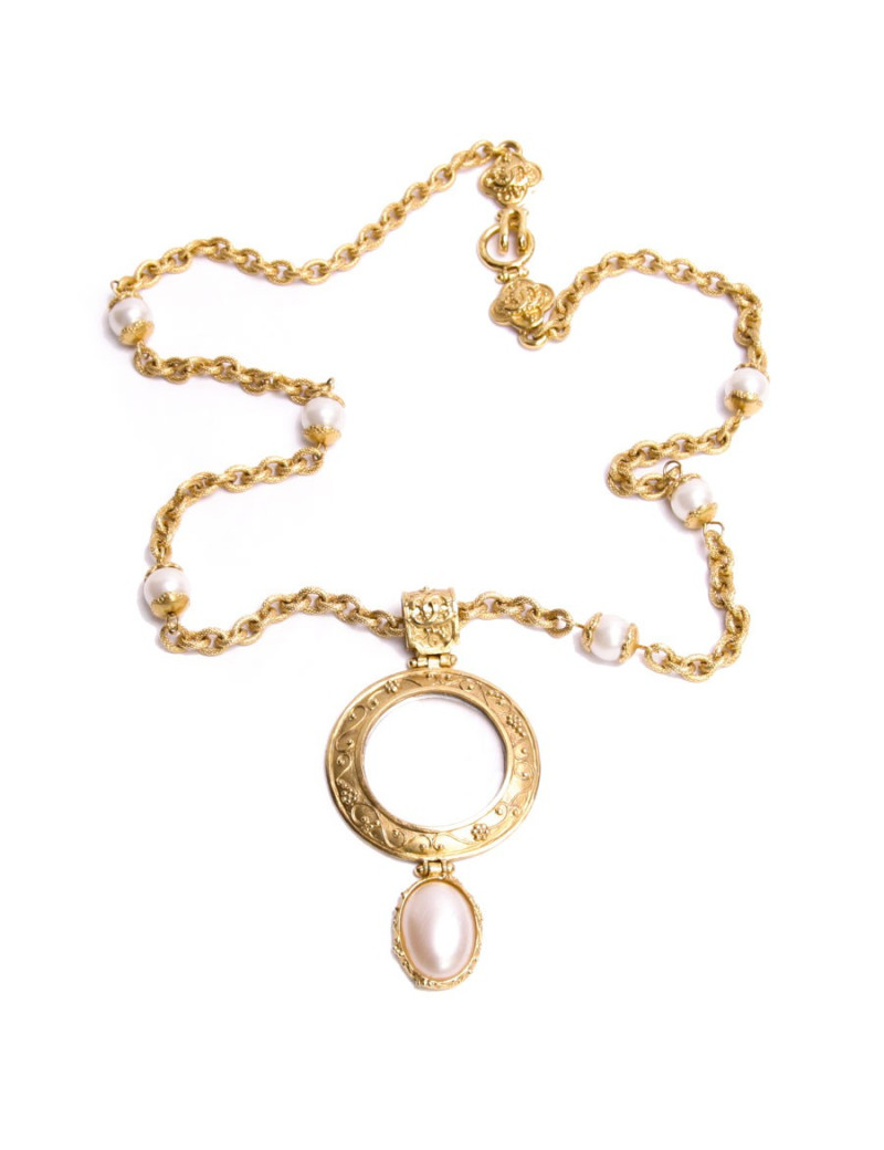 Sautoir "loupe" CHANEL couture A 96 