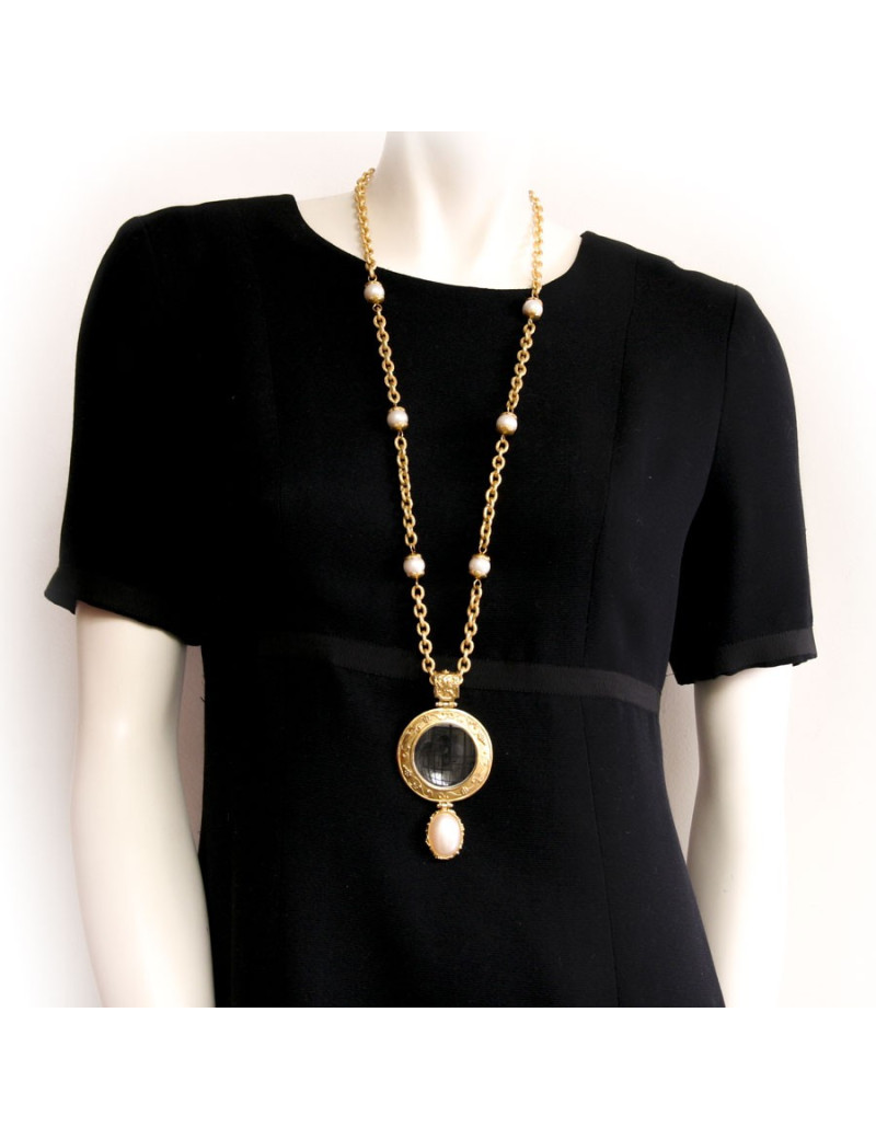 Sautoir "loupe" CHANEL couture A 96 