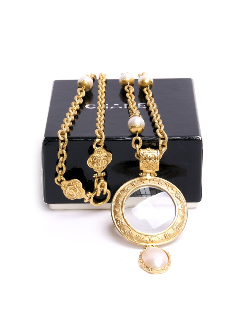 Sautoir "loupe" CHANEL couture A 96 