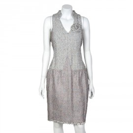Dress CHANEL pastel cotton T42
