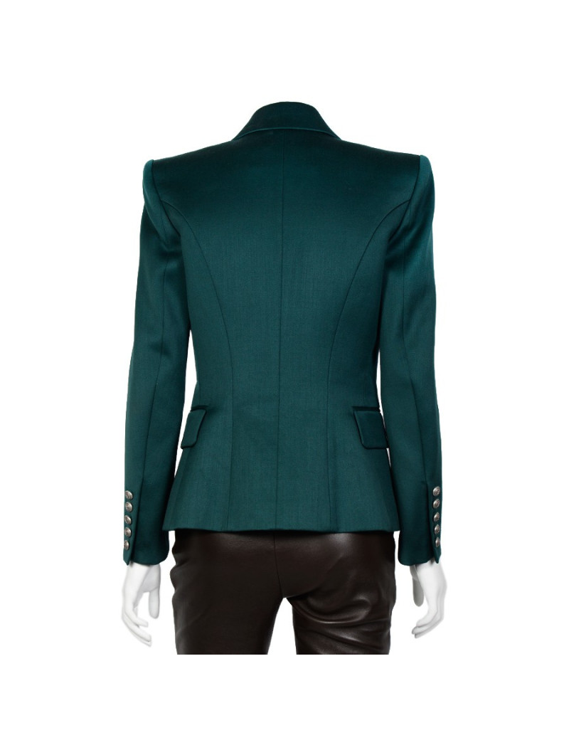 Blazer BALMAIN T40  vert foncé