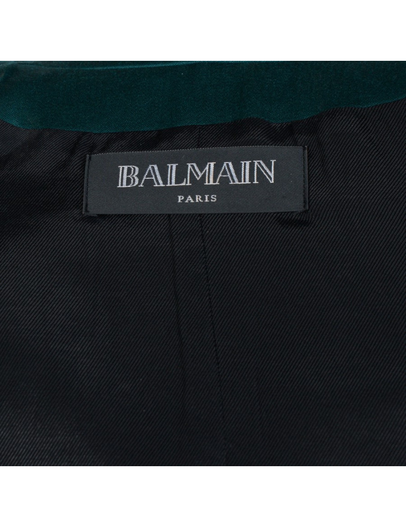 Blazer BALMAIN T40  vert foncé