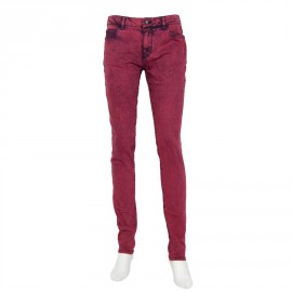  Pantalon Jean's CHANEL T38 framboise délavée