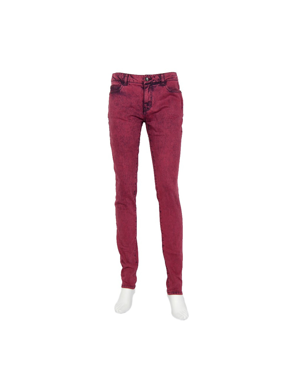  Pantalon Jean's CHANEL  T 38  framboise délavée