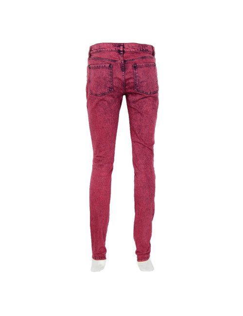  Pantalon Jean's CHANEL  T 38  framboise délavée