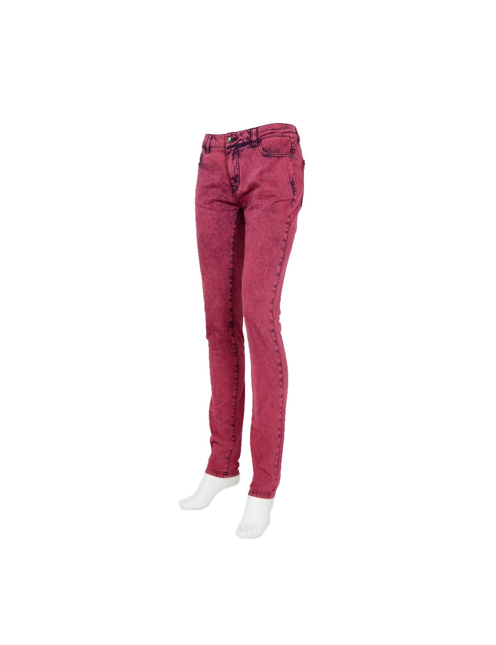  Pantalon Jean's CHANEL  T 38  framboise délavée