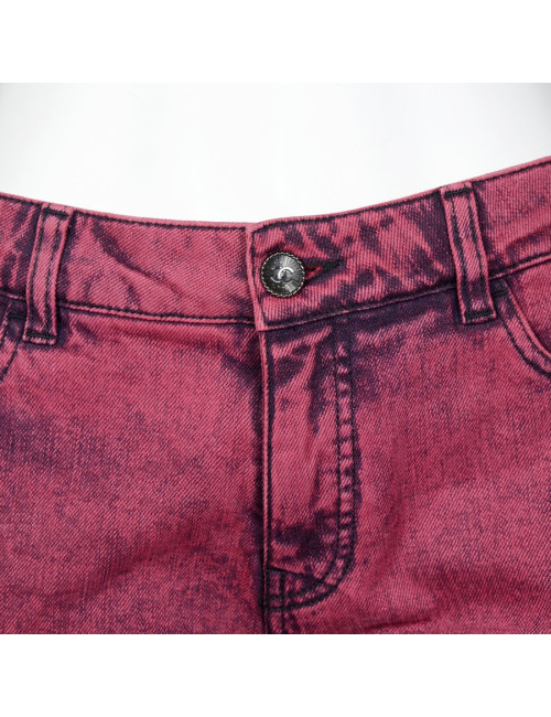  Pantalon Jean's CHANEL  T 38  framboise délavée