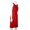 Robe DIOR T38 cachemire rouge 