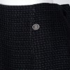 Jupe CHANEL T 42 plissée tweed noir