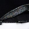 Jupe plissée CHANEL T 42 plissée tweed noir
