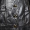 Manteau CHANEL en cuir vintage T40