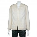 LEINGA white mink jacket