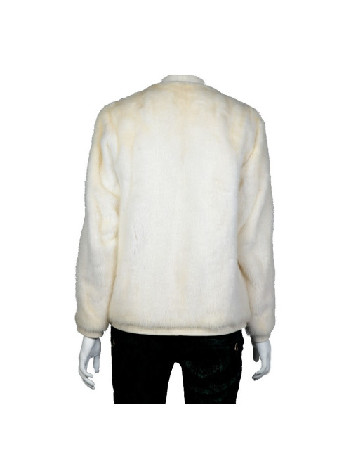 Veste LEINGA vison blanc