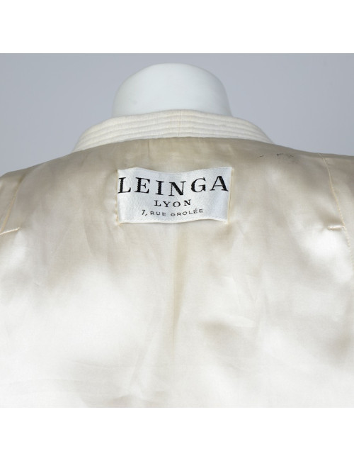 Veste LEINGA vison blanc