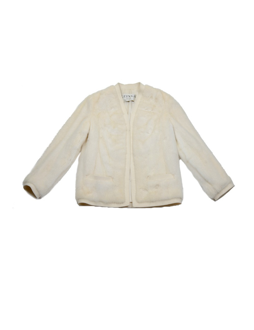 Veste LEINGA vison blanc