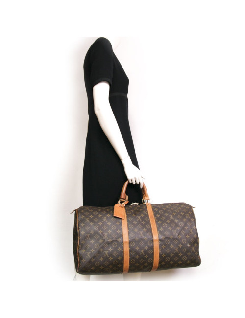 Sac "keepall 55" LOUIS VUITTON monogram