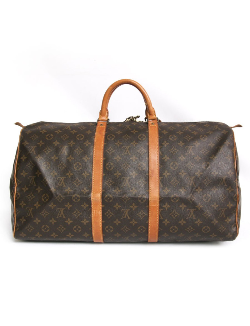 Sac "keepall 55" LOUIS VUITTON toile monogram