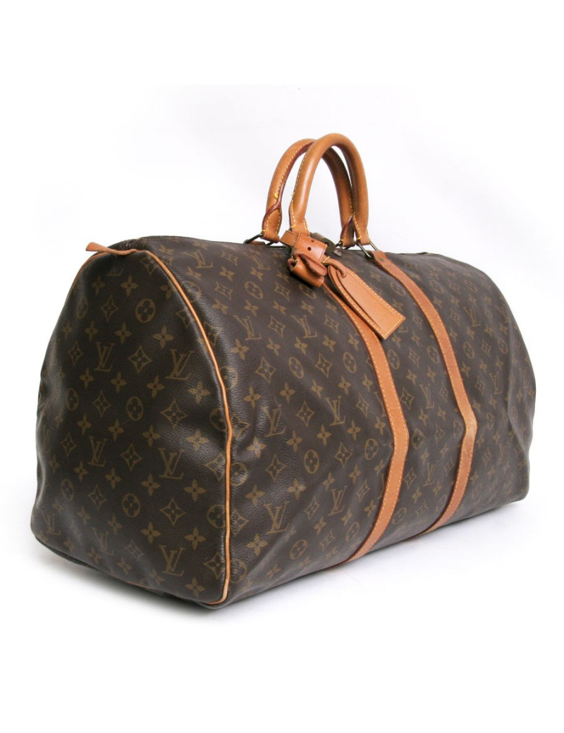 Sac "keepall 55" LOUIS VUITTON toile monogram
