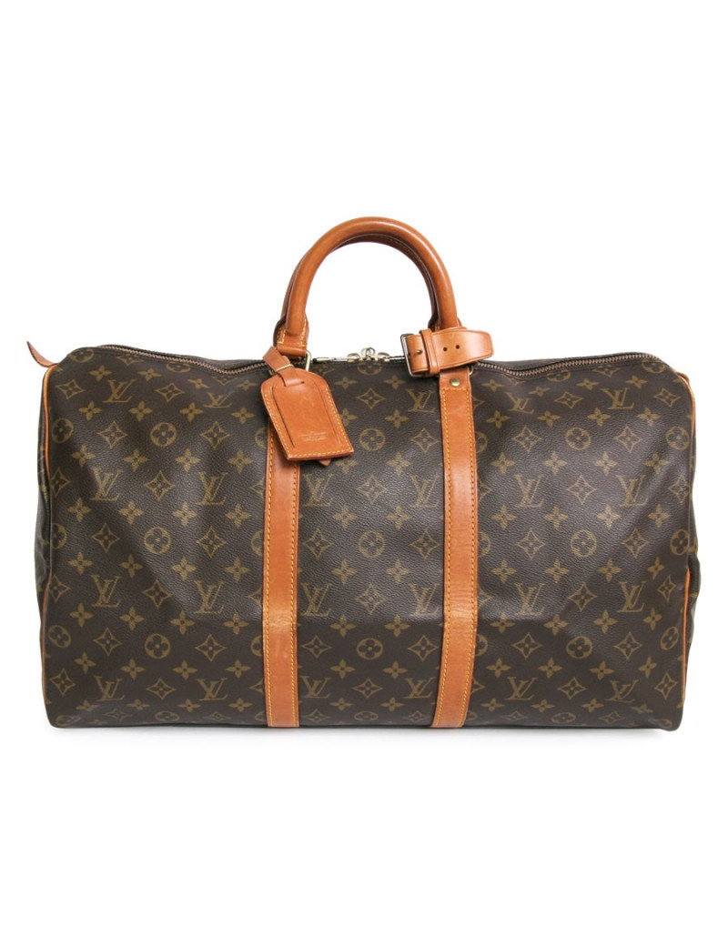 Sac "keepall 50" LOUIS VUITTON toile monogram
