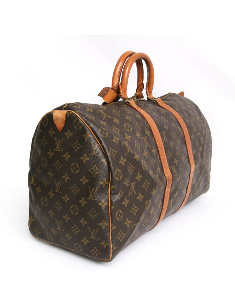 Sac "keepall 50" LOUIS VUITTON toile monogram