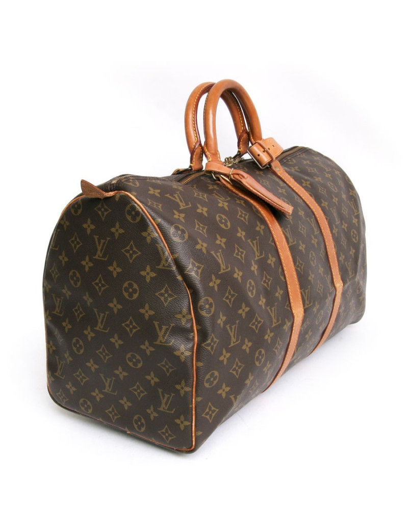 Sac "keepall 50" LOUIS VUITTON toile monogram