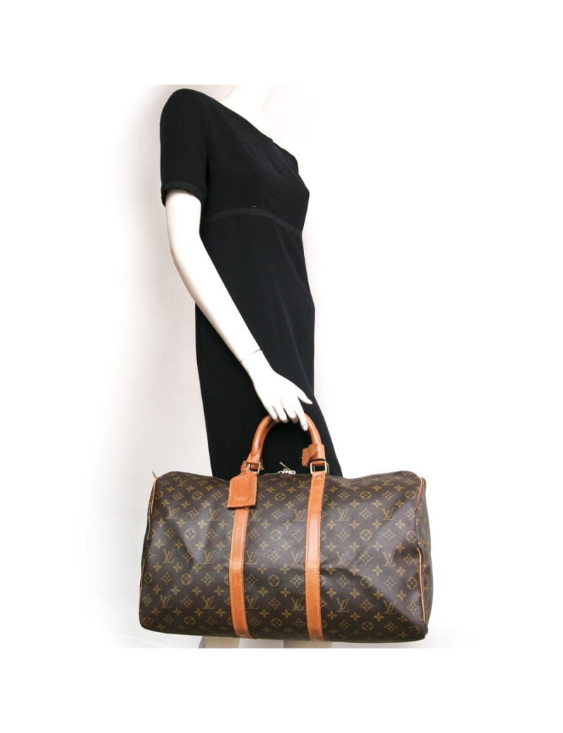 Sac "keepall 50" LOUIS VUITTON toile monogram