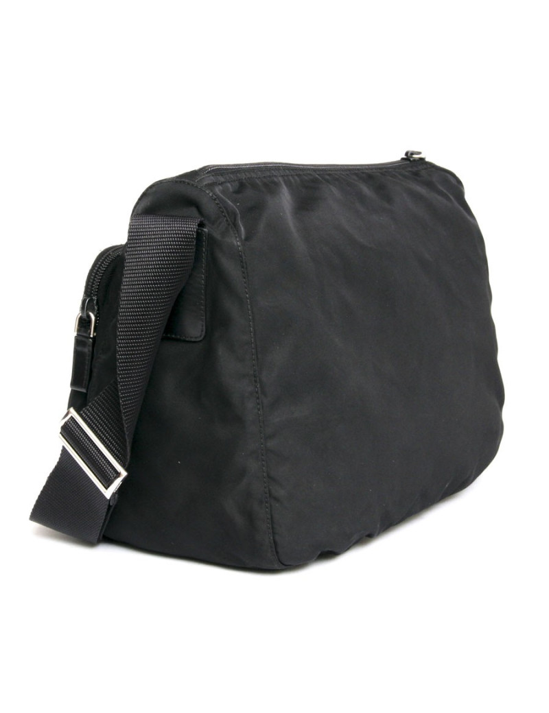 Sacoche PRADA en nylon noir