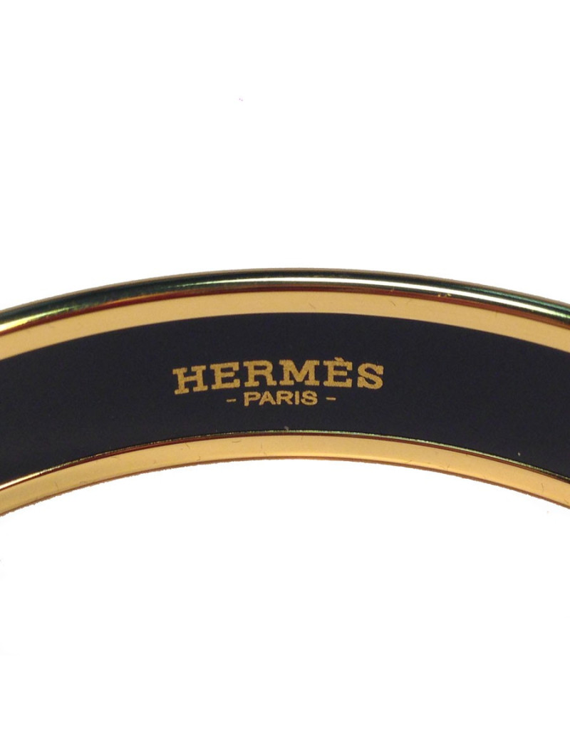 Bracelet HERMES en émail  PM