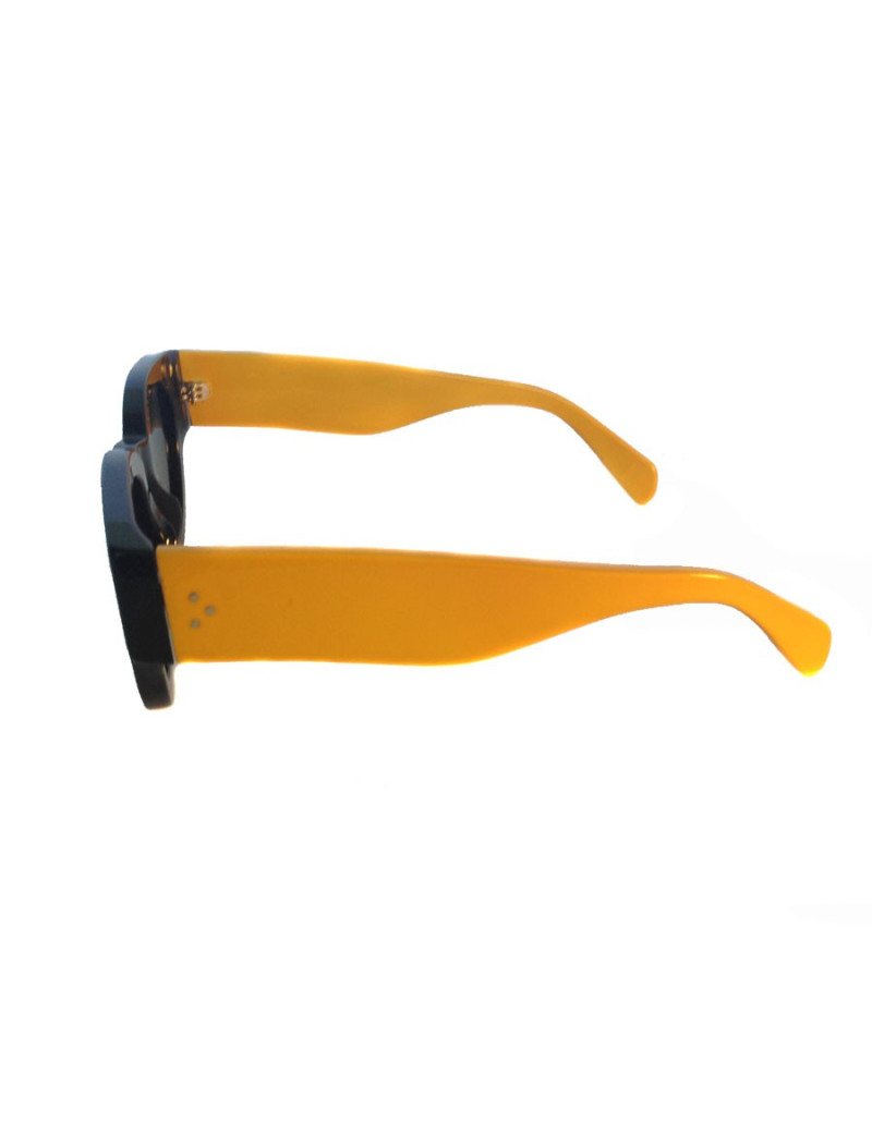 Lunettes de soleil CELINE noires et jaunes