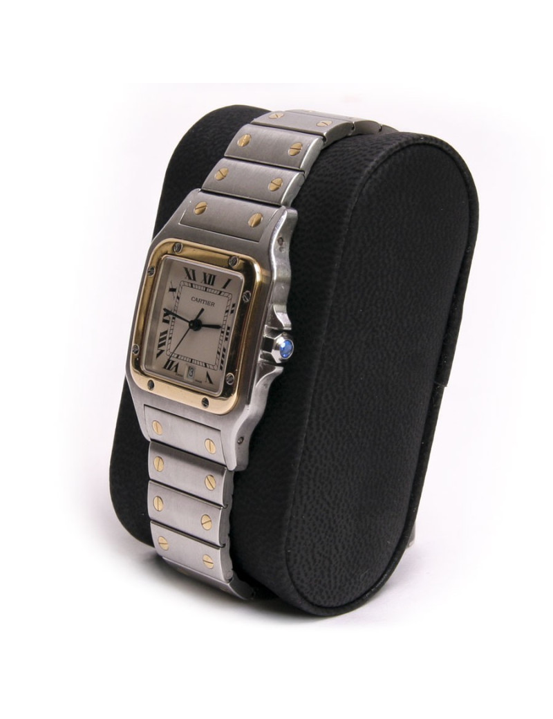 Montre "Santos galbée GM" CARTIER 