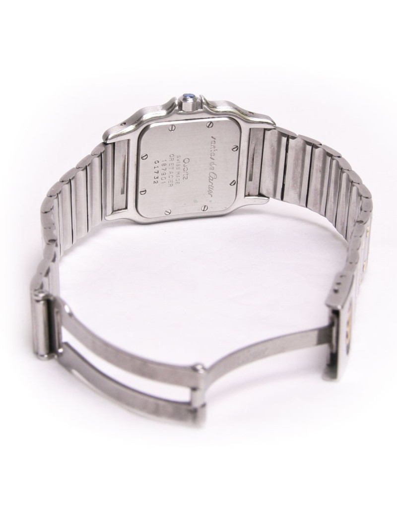 Montre "Santos galbée GM" CARTIER 