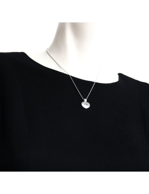 Collier CHOPARD en or blanc et diamant