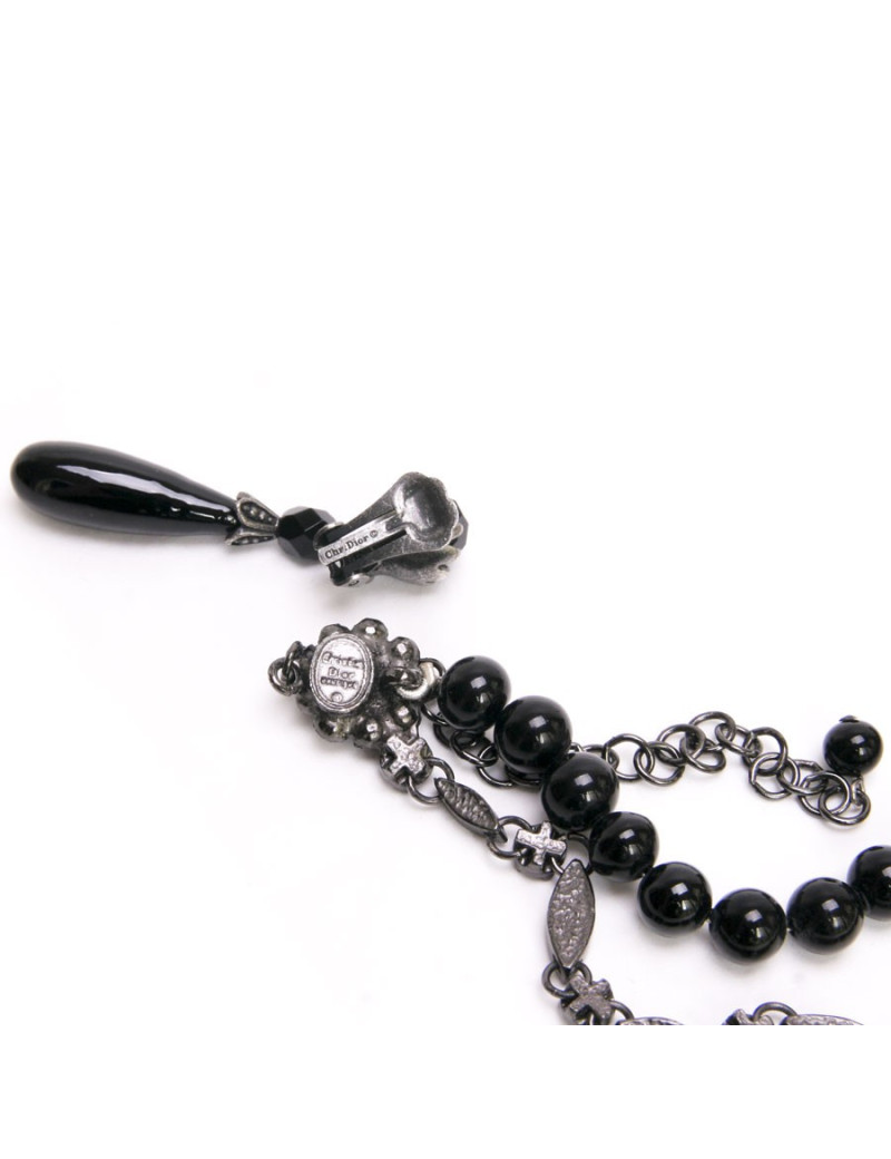 parure CHRISTIAN DIOR collier et boucles d'oreille